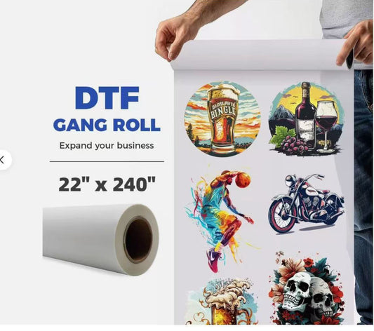 Custom DTF Heat Transfers - Personalized Iron On Transfer for Fabric Press - DI